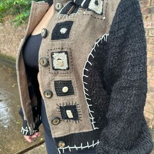 Parsley and Sage stylish Black and Brown Women's Jacket